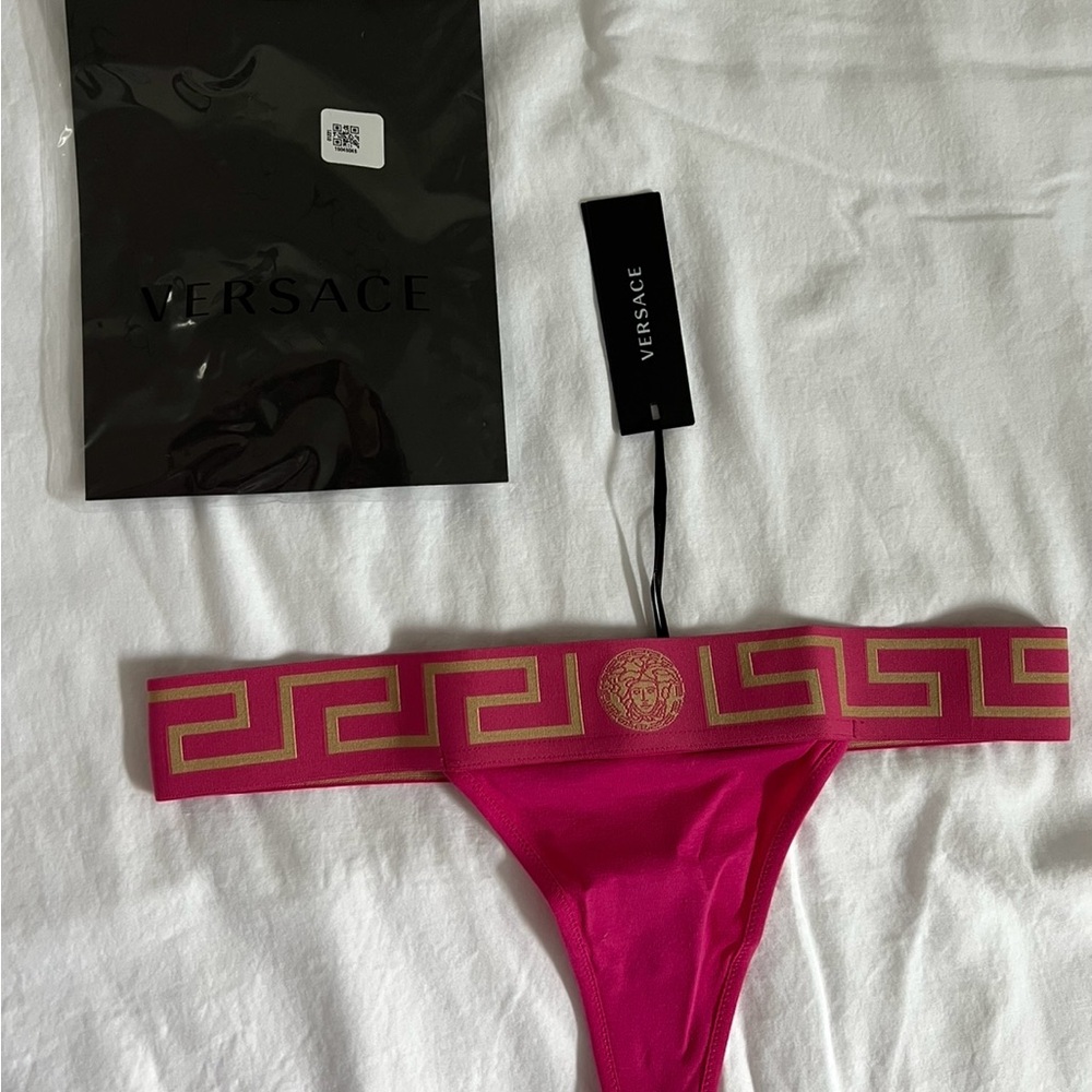 Versace Greca Thong